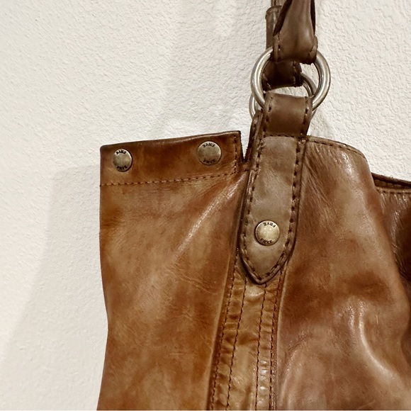 Frye Melissa Tote Hand Dyed Brown Leather - Picture 3 of 14